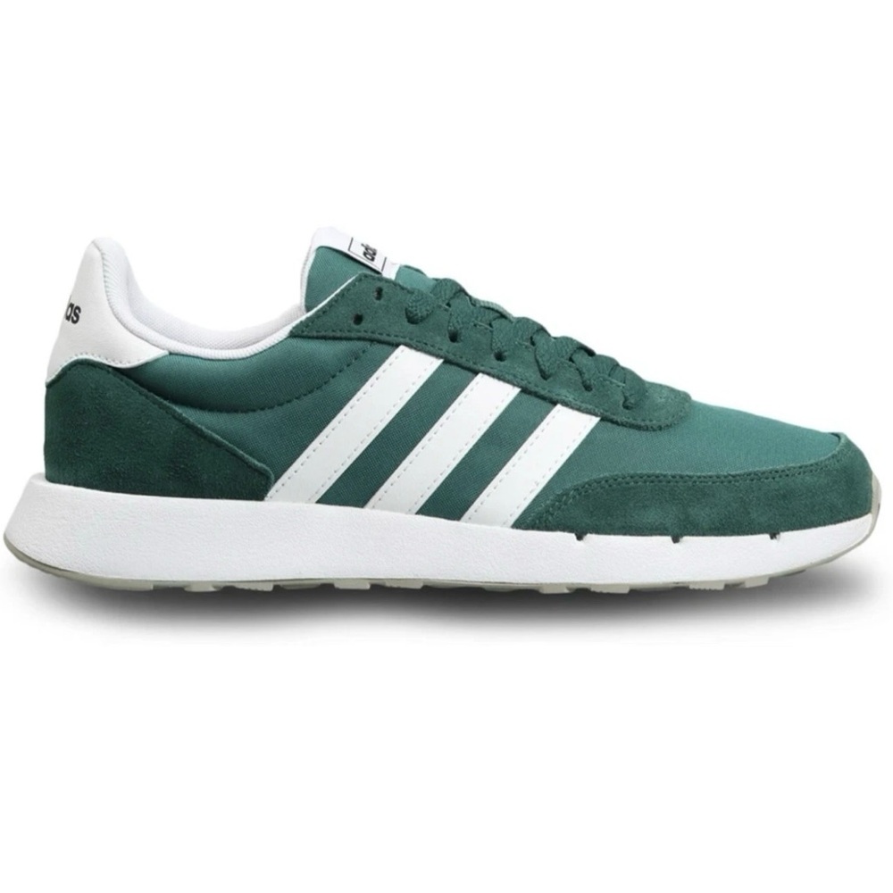 Adidas Run 60s 2.0 Men’s 11.5 Green White Sneakers NIB Box Damage NEW - Picture 7 of 9